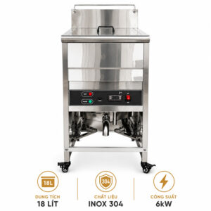 Bếp chiên tách dầu 18l dùng điện