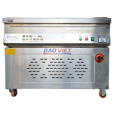 Bếp chiên tách dầu 80L dùng gas