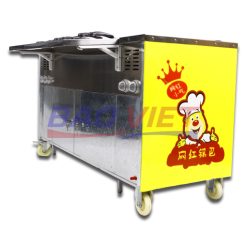 Máy làm cơm cháy kẹp có bánh xe