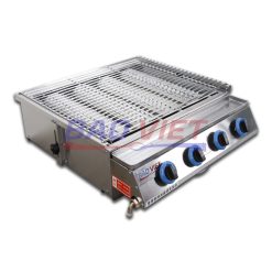 Bếp nướng 4 họng dài dùng gas F004