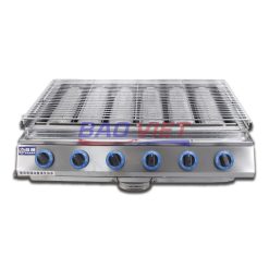 Bếp nướng 6 họng dài F006