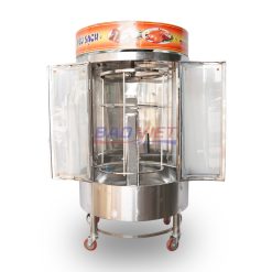 Sản phẩm lò quay gà vịt 850 2 dàn gas