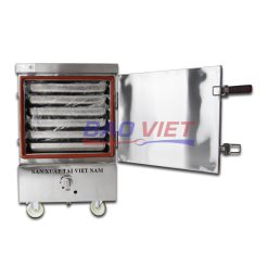 Tủ hấp thực phẩm 6 khay gas Bavico