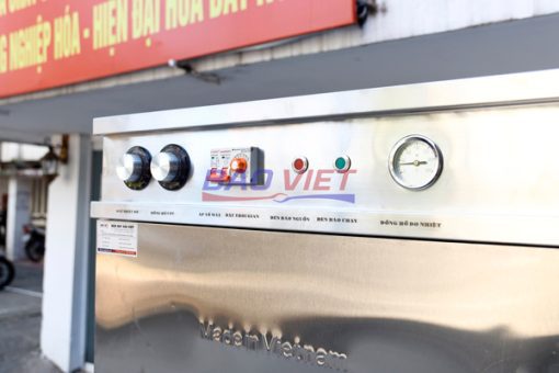Hình ảnh bảng điều khiển tủ cơm 24 khay gas điện