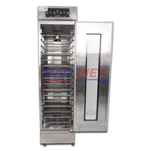 Khoang tủ ủ bột 16 khay
