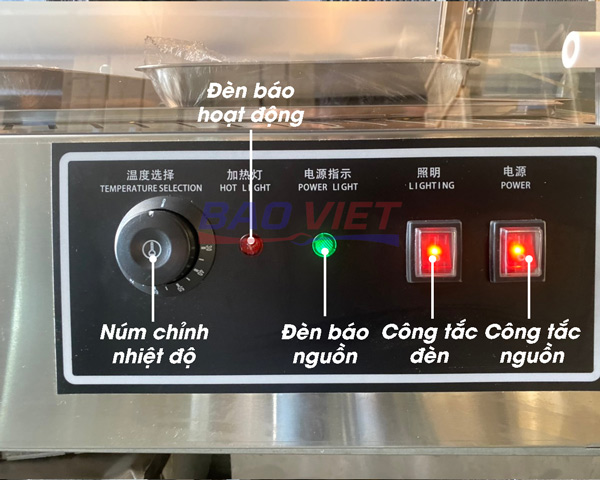 Bảng điều khiển tủ giữ nóng DH-203
