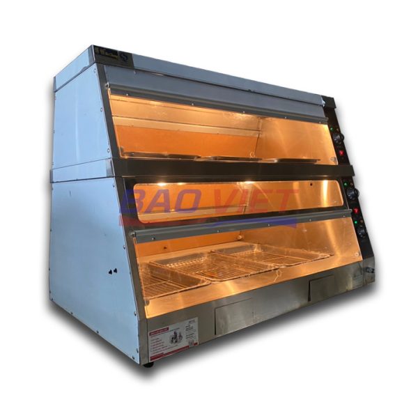 Tủ giữ nóng thực phẩm 2 tầng nhiệt độc lập DH-120
