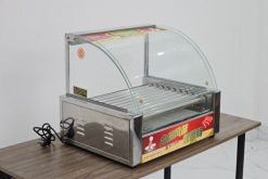 Máy nướng xúc xích làm chắc chắn bền đẹp bằng kính và inox