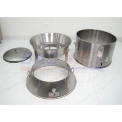 Lò quay vịt inox 90 produck có 4 phần chính