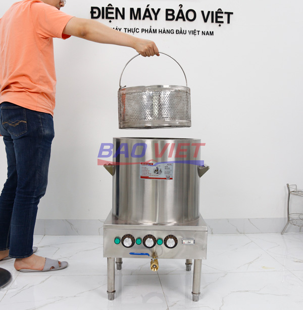 Hình ảnh thực tế nồi nấu phở 60 lít Bảo Việt