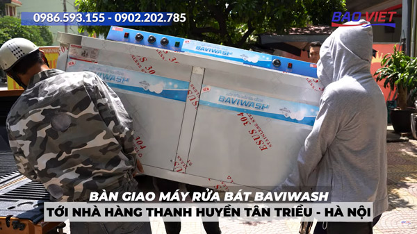 Giao Baviwash 1500XD cho nhà hàng Thanh Huyền