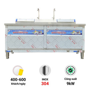 Máy rửa bát siêu âm Baviwash 1800XD inox 304