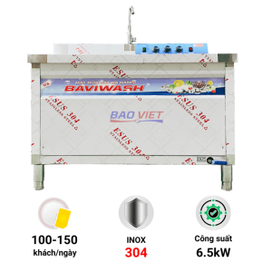 Model máy rửa bát siêu âm Baviwash 1200XS