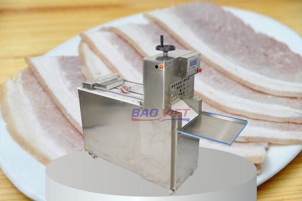 Máy thái thịt công nghiệp QP-2 - Giải pháp thái thịt lợn luộc cho nhà hàng