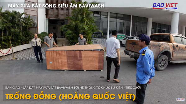 Lắp đặt Baviwash 2400XD tại Trống Đồng Palace Hoàng Quốc Việt