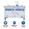 Hình ảnh mẫu Baviwash 1200 bồn đôi
