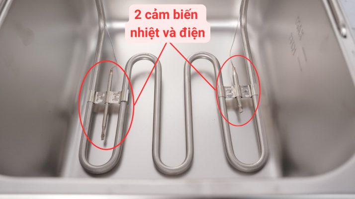 Thanh nhiệt 2 cảm biến của bếp chiên nhúng điện Innokit