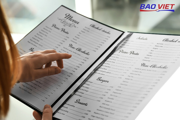Xây dựng thực đơn cho quán Xây dựng thực đơn cho quán