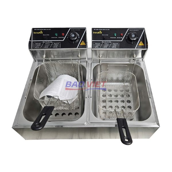 Ảnh thực tế bếp chiên đôi InnoKit FY-82