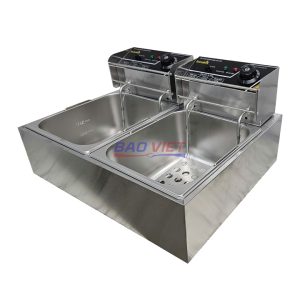 Bếp chiên nhúng điện đôi InnoKit FY-82