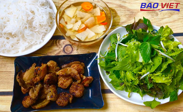 Cách làm bún chả không cần nướng
