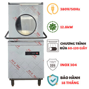 Máy rửa bát công nghiệp CR-60S-2 380V/50Hz