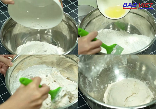 Các bước làm vỏ bánh mandu Hàn Quốc
