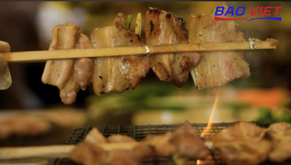 Cách làm bún chả kẹp que tre Cách làm bún chả kẹp que tre