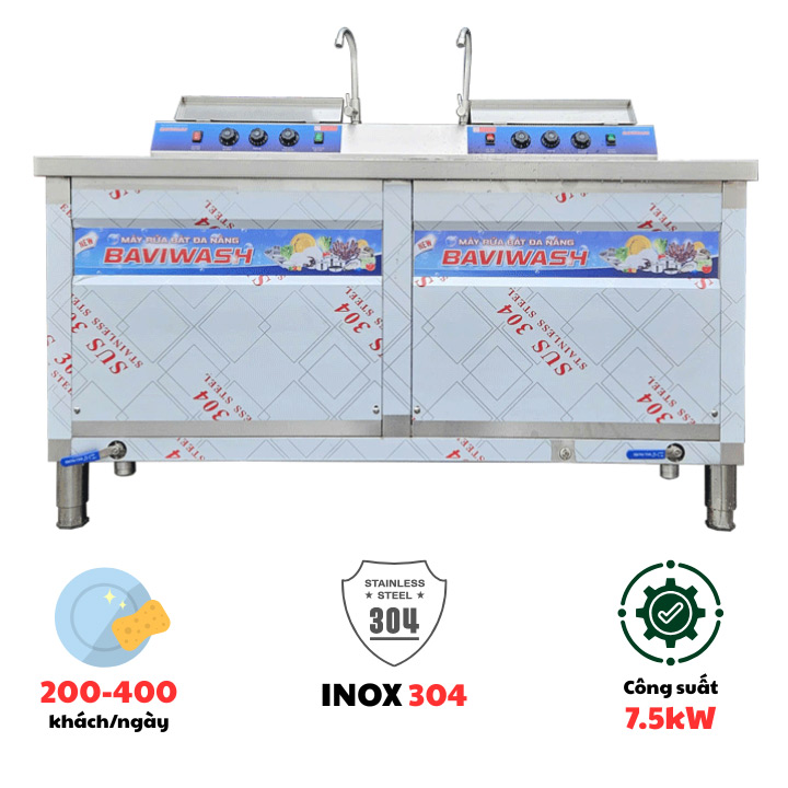 Máy rửa bát siêu âm Baviwash 1500 Bảo Việt
