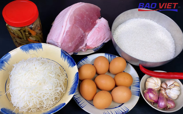 Chuẩn bị nguyên liệu làm cơm tấm Long Xuyên